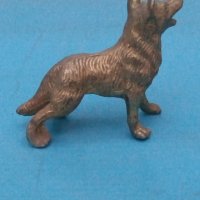 Статуетка бронз-немска овчарка, снимка 3 - Антикварни и старинни предмети - 27845747