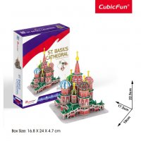 Cubic Fun Пъзел 3D St. Basil's Cathedral C239H, снимка 2 - Игри и пъзели - 32462447
