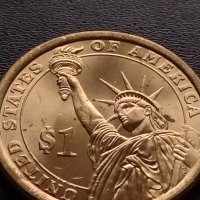 Възпоменателна монета 1 долар LYNDON B. JOHNSON 36 президент на САЩ (1963-1969) за КОЛЕКЦИЯ 37756, снимка 10 - Нумизматика и бонистика - 40765060