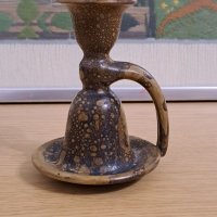 Винтидж керамичен свещник , снимка 1 - Антикварни и старинни предмети - 43244762