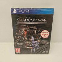 НОВА! PS4 Playstation 4 игра Shadow Of War SteelBook Limited Edition, снимка 1 - Игри за PlayStation - 43112749