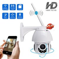 WI-FI-Full HD Безжична куполна въртяща се камера за видео наблюдение, снимка 1 - HD камери - 36834547