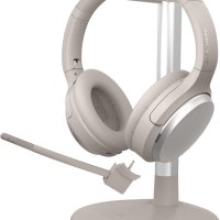 Avantree Eon - Bluetooth слушалки с подвижен микрофон и стойка, снимка 1 - Bluetooth слушалки - 43424134