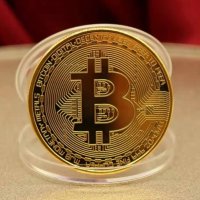 📀 Bitcoin монета - златна или сребърна сувенир креативен подарък колекционерска Биткоин, снимка 7 - Нумизматика и бонистика - 35097811