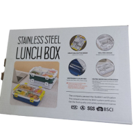 Кутия за храна подходяща и за бебешка храна. Изработена със стомана тип 304. , снимка 5 - Кутии за храна - 44894987
