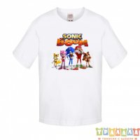 Детска тениска Соник Sonic the Hedgehog Sonic Boom 1, снимка 4 - Детски тениски и потници - 32943229