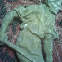 Леяр работник метална статуетка пано 6748, снимка 4 - Колекции - 27009201