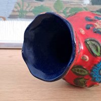 Винтидж керамична ваза West Germany , снимка 6 - Антикварни и старинни предмети - 43473627
