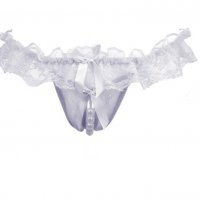 Дамски Прашки V-String със стимулираща вагинална броеница, размер S / M / L, снимка 1 - Бельо - 27942867