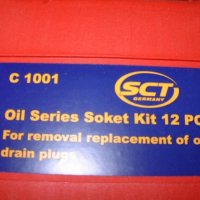 12бр Комплект гнезда гаечен ключ за пробки за източване на масло SCT, снимка 3 - Аксесоари и консумативи - 32383933