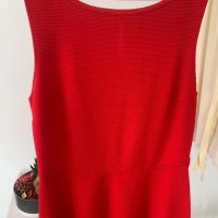 Червена рокля в размер L, снимка 10 - Рокли - 44086185