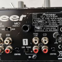 2-канален професионален пулт мишпилт PIONEER  DJM-400, снимка 5 - Ресийвъри, усилватели, смесителни пултове - 43973584