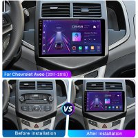 Мултимедия, Двоен дин, за Chevrolet AVEO, екран, Навигация, плеър, дисплей, Android, Шевролет Авео, снимка 4 - Аксесоари и консумативи - 43587420