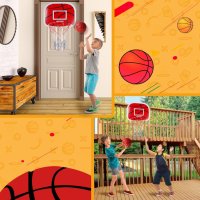 Мини Баскетболен Кош За Детска Стая, снимка 2 - Баскетбол - 43225208