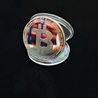 Биткойн монета ЦПУ / Bitcoin CPU ( BTC ) - Silver, снимка 2 - Нумизматика и бонистика - 39152163