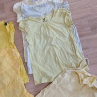 Жълт лот от блузки и рокли 6-7г, снимка 3 - Детски тениски и потници - 36909649
