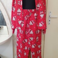 Коледна пижама - бархетна размер Л-ХЛ, снимка 14 - Пижами - 43591798