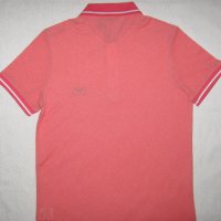 Мъжка тениска Fendi с яка цвят корал, снимка 7 - Тениски - 32396570