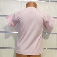 Нова розова детска тениска с трансферен печат Котенце на плаж , снимка 6 - Детски тениски и потници - 28799139