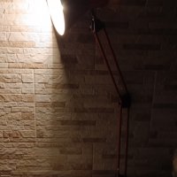 Работна настолна лампа с подвижни рамена -  №1  - индустриална - Антика, снимка 8 - Антикварни и старинни предмети - 43213427