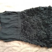 Елегантна черна рокля Jjina fruit, снимка 15 - Рокли - 28874584