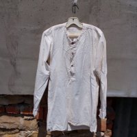 Старинна Мъжка памучна риза, снимка 1 - Антикварни и старинни предмети - 26210760