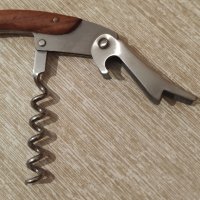 Джобен нож - неръждаема стомана и дърво, снимка 9 - Ножове - 36866361