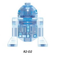 R2D2 R2-D2 прозрачен дроид робот Star Wars Междузвездни Войни фигурка за Лего конструктор, снимка 1 - Конструктори - 29036014