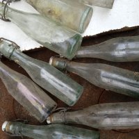 Стари шишета с порцеланови запушалки , снимка 4 - Антикварни и старинни предмети - 37109426