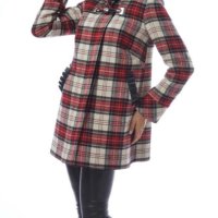 Дамско вълнено палто с качулка AVANEW, снимка 1 - Палта, манта - 43806324