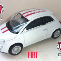 Fiat 500 2007 Welly 44009 1:43, снимка 1 - Колекции - 41137574