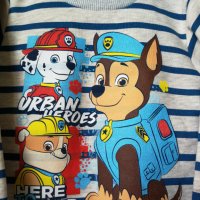 Меки ватирани блузки с картинка пес патрул , снимка 1 - Детски Блузи и туники - 39065036