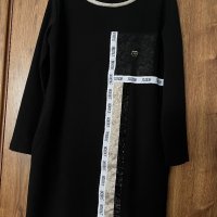 черна ежедневна рокля на марката lucy, снимка 5 - Рокли - 27459396
