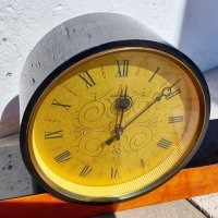 Каминен часовник Янтар, снимка 3 - Антикварни и старинни предмети - 39982285
