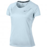 Nike Dry Miler Blue - страхотна дамска тениска, снимка 3 - Тениски - 32997326