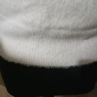 Бяла пухена блуза , снимка 7 - Блузи с дълъг ръкав и пуловери - 43347603