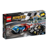 Употребявано LEGO Speed Champions 75881 - 2016 Ford GT 1996 Ford GT40, снимка 1 - Конструктори - 43911564