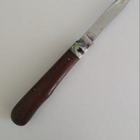 Стар колекционерски сгъваем нож Loewen Messer Solingen Германия. марк., снимка 4 - Колекции - 44908228