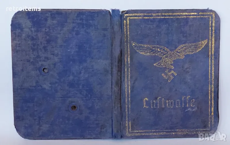 WW 2 документ Трети райх Luftwaffe, снимка 1