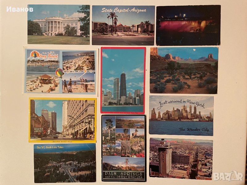 Лот картички от Америка - 11 бр., снимка 1