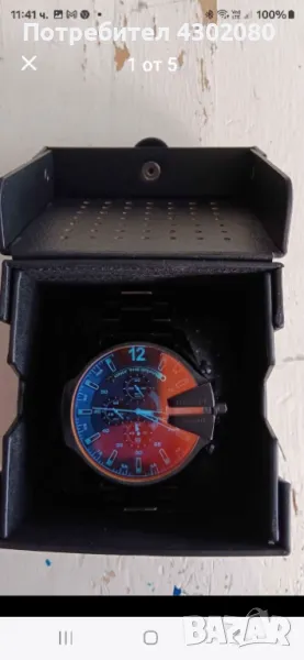 Мъжки часовник DIESEL DZ4318 Mega Chief XL Big Chronograph , снимка 1
