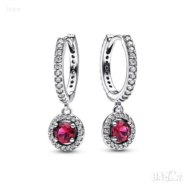 Pandora оригинални сребърни обици , снимка 1