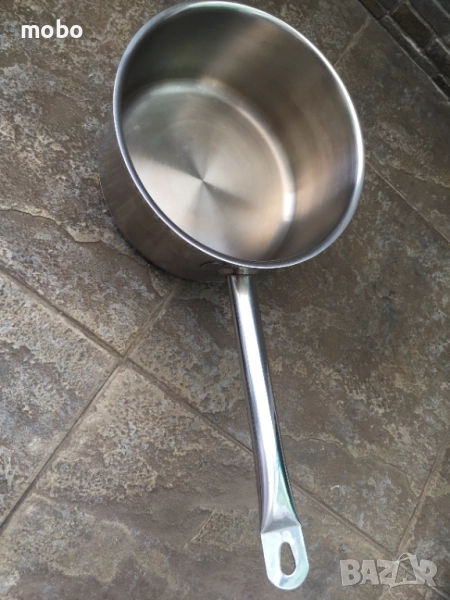 Тенджера -чисто нова, от неръждаема стомана, огледално полирана , марка CONTACTO. Размери: диаметър , снимка 1