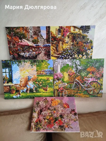 картини по номера - Нарисувани, снимка 1