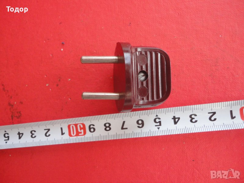 Старинен Немски бакелитов щепсел 3 райх, снимка 1