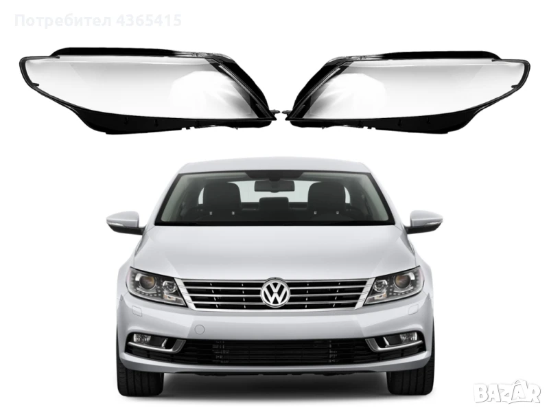Стъкла за фарове на VW CC B7 (2012-2017), снимка 1