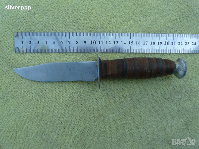 Стар български ловно - туристически нож - 244 , снимка 1