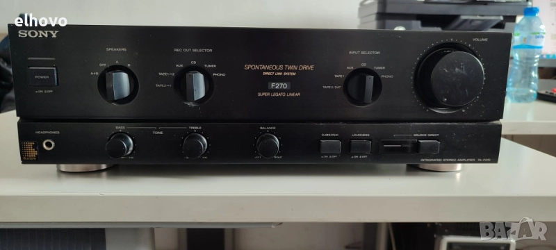Стерео усилвател Sony TA-F270#2, снимка 1