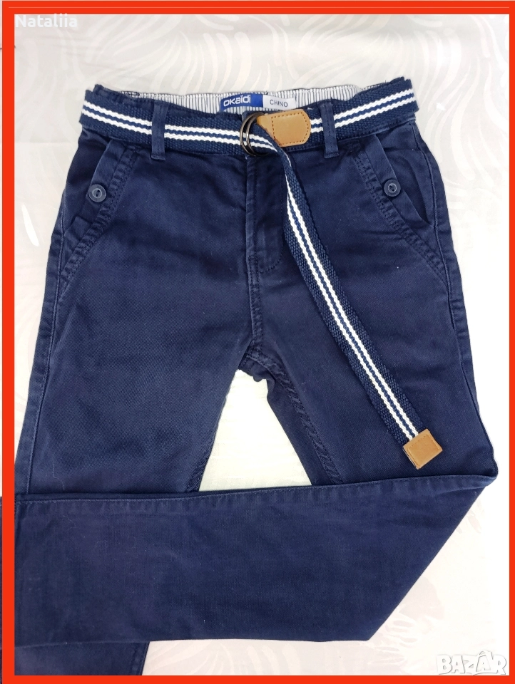 Детски панталон Okaïdi – тъмносин, 122 см / 7 г., снимка 1
