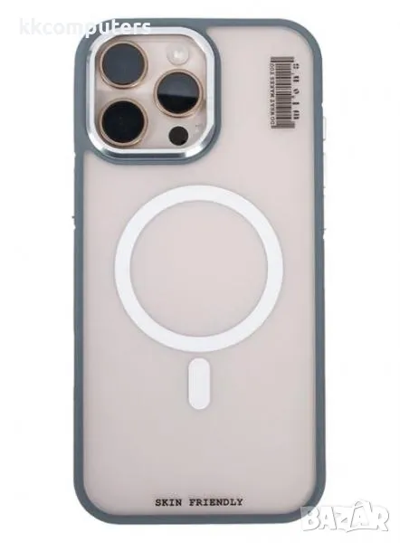 Калъф Wlons Skin Friendly с MagSafe / Сив / за iPhone 16 6.1 Баркод : 3130987, снимка 1